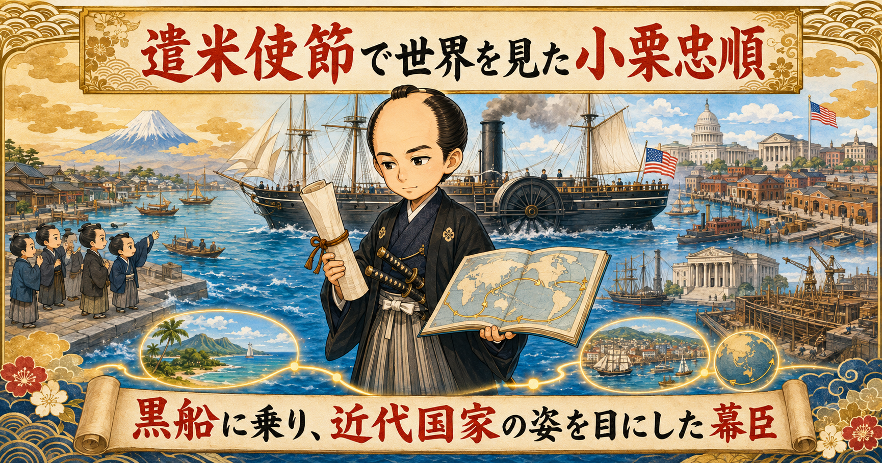 小栗忠順の足跡