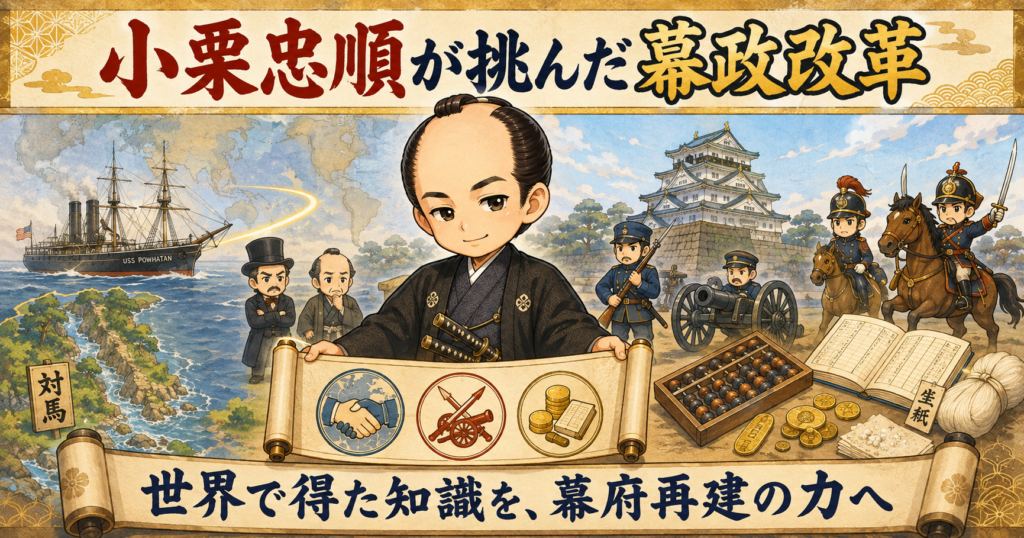 小栗忠順の足跡