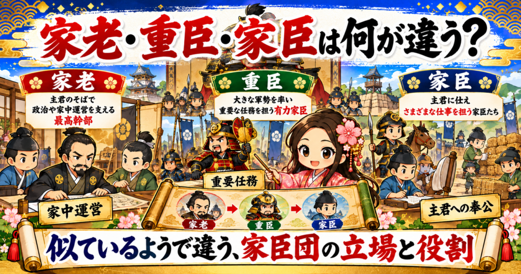 武将と大名のしくみ