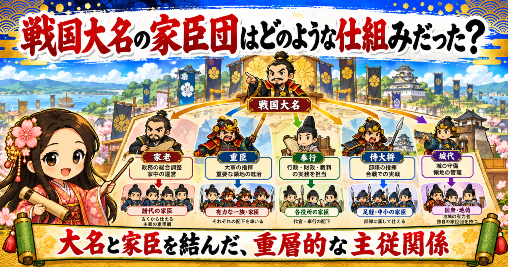 武将と大名のしくみ