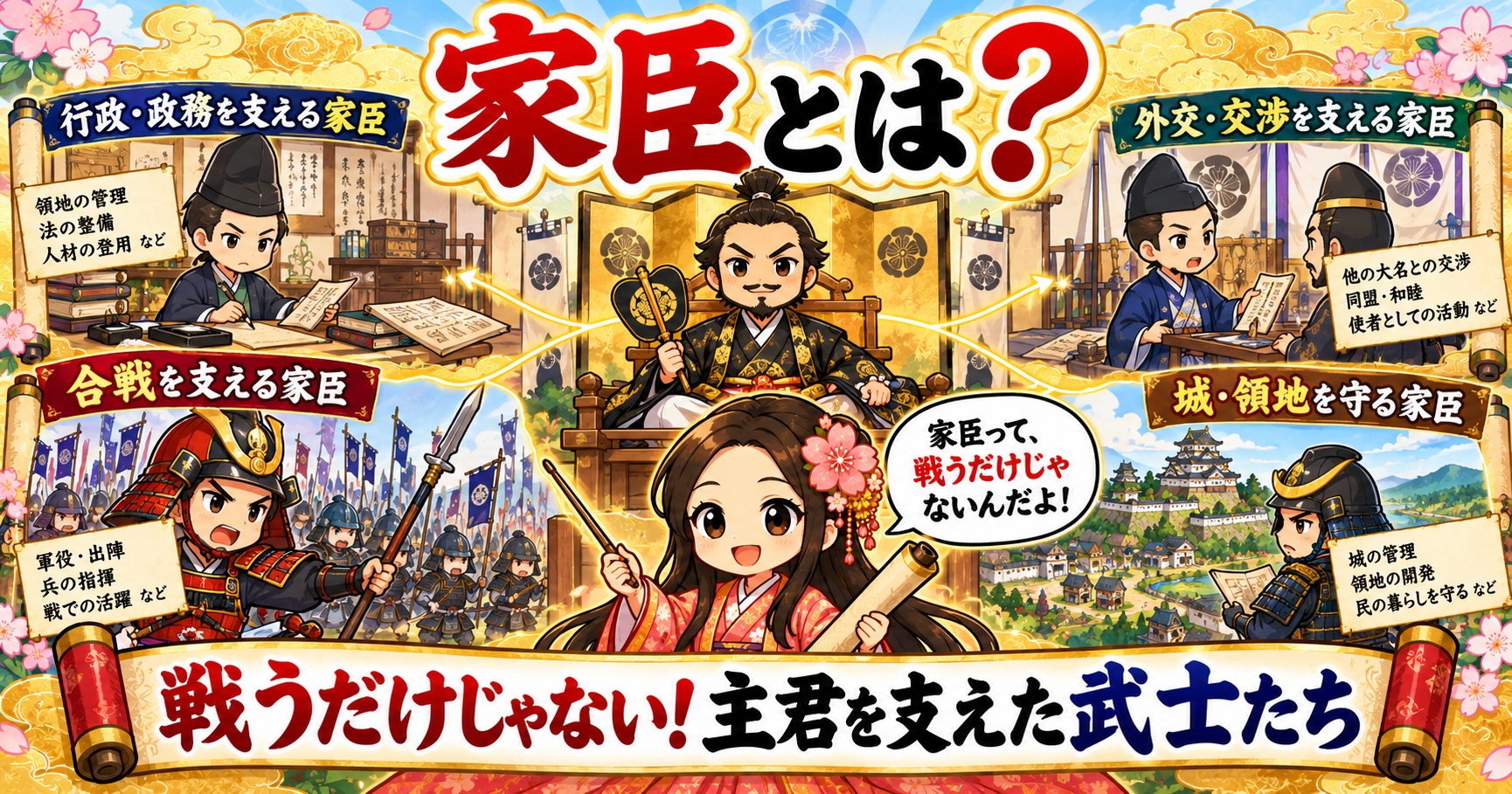 武将と大名のしくみ