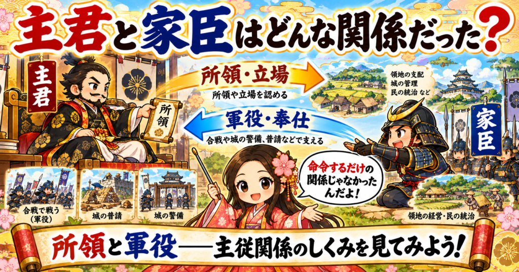 武将と大名のしくみ