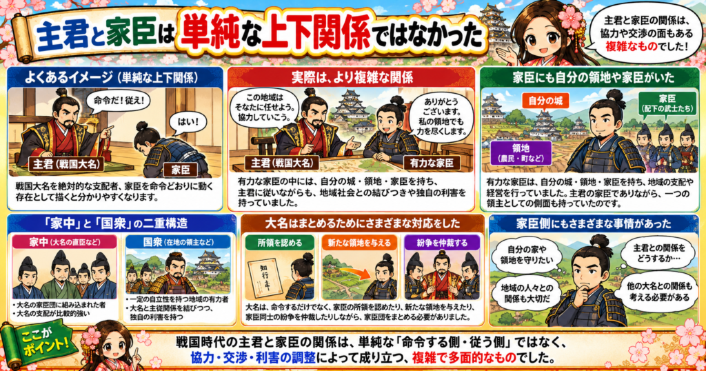 武将と大名のしくみ