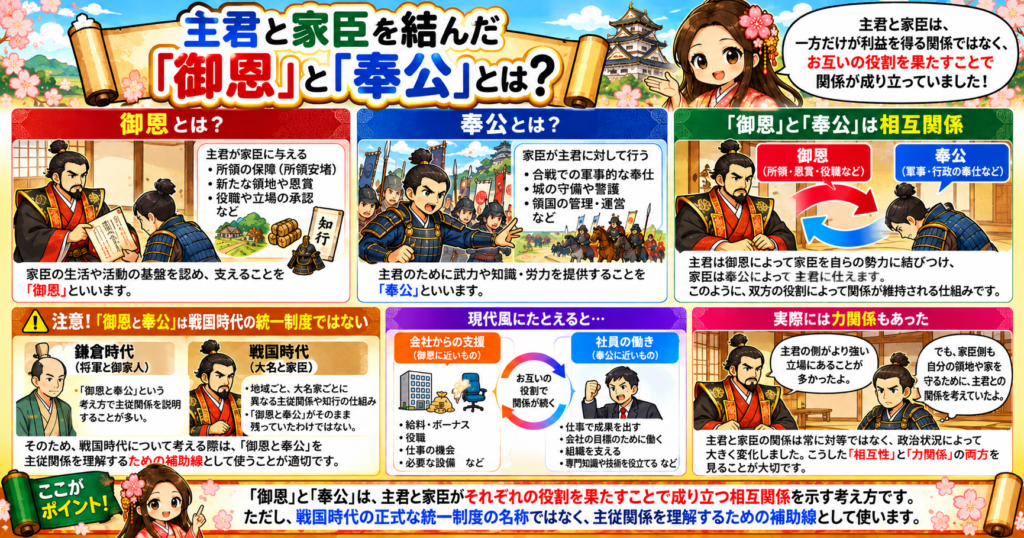 武将と大名のしくみ