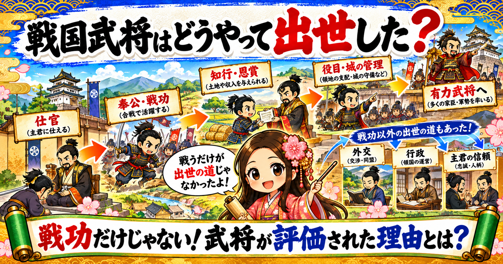 武将と大名のしくみ