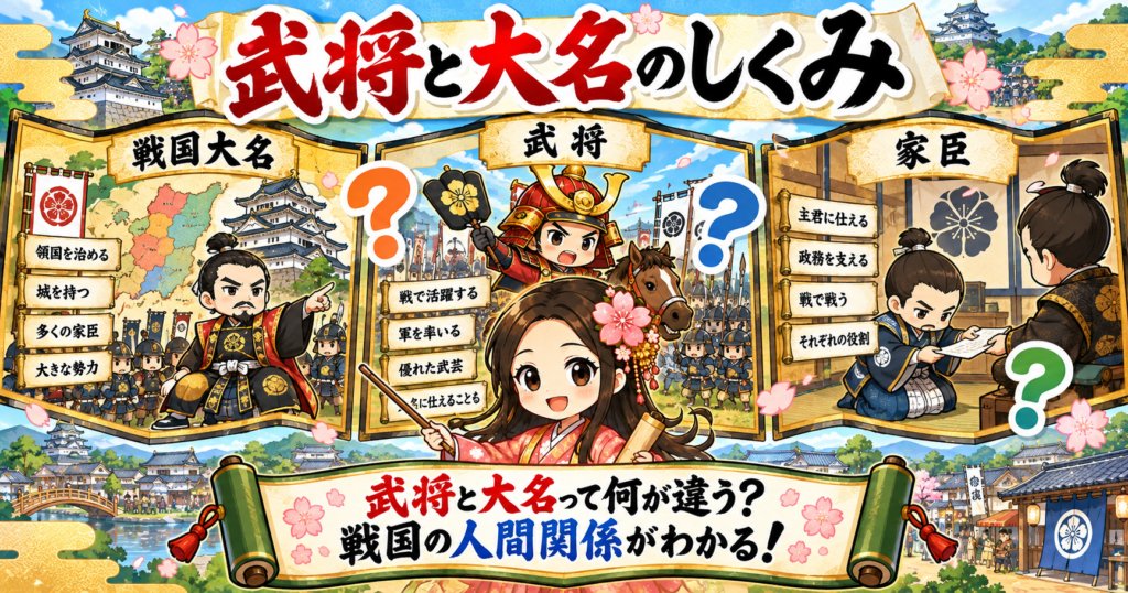 武将と大名のしくみ