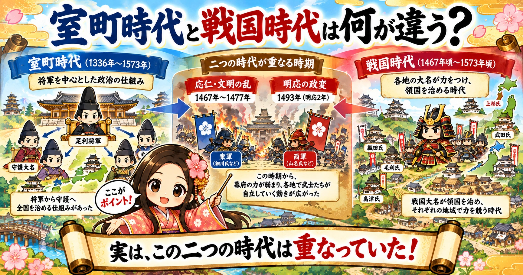 戦国時代の基本