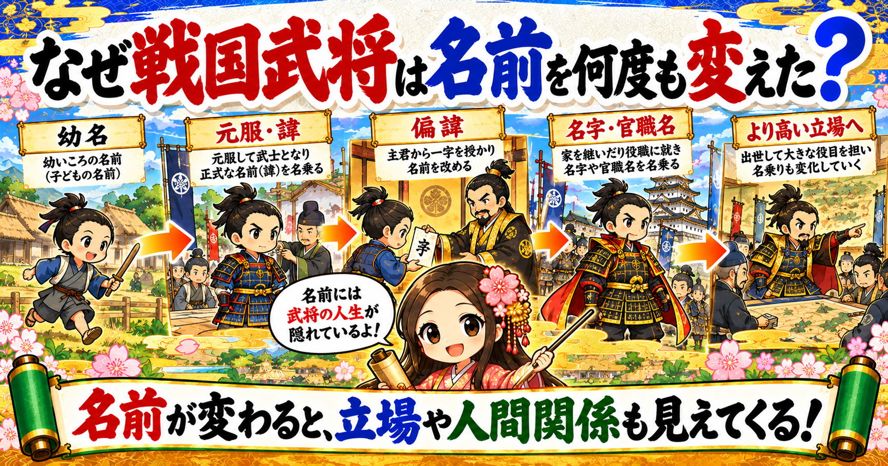 武将と大名のしくみ