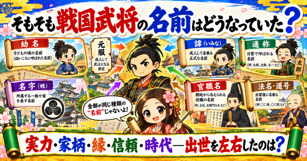 武将と大名のしくみ