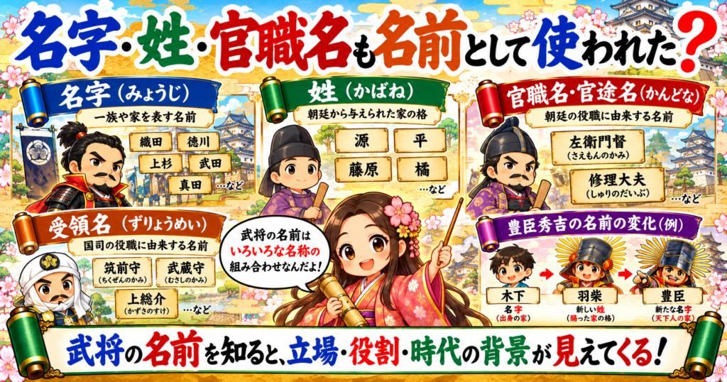 武将と大名のしくみ